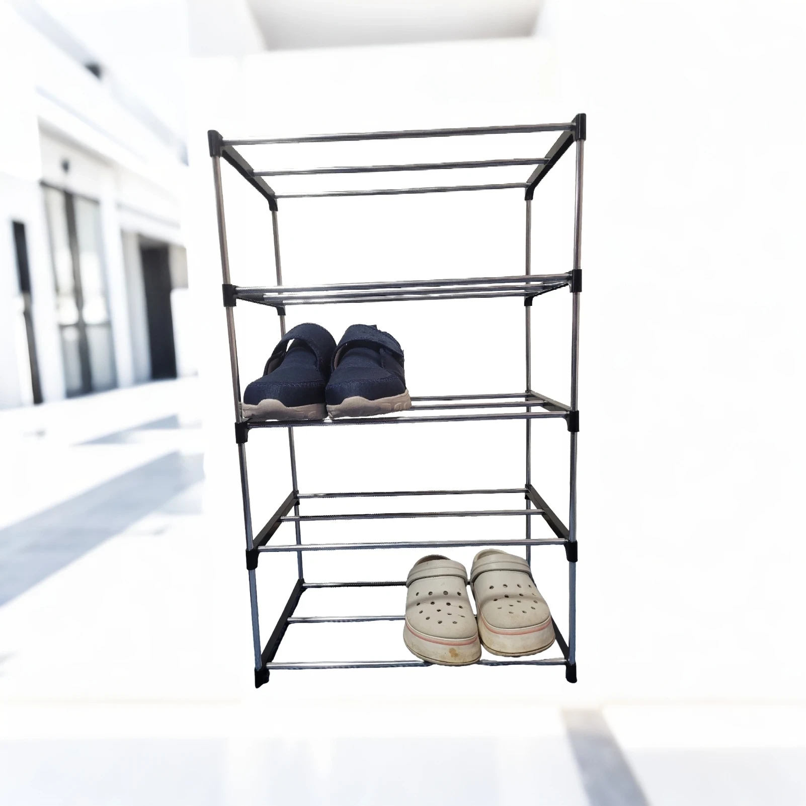 Organizador Zapatos 5 Niveles Acero inoxidable 