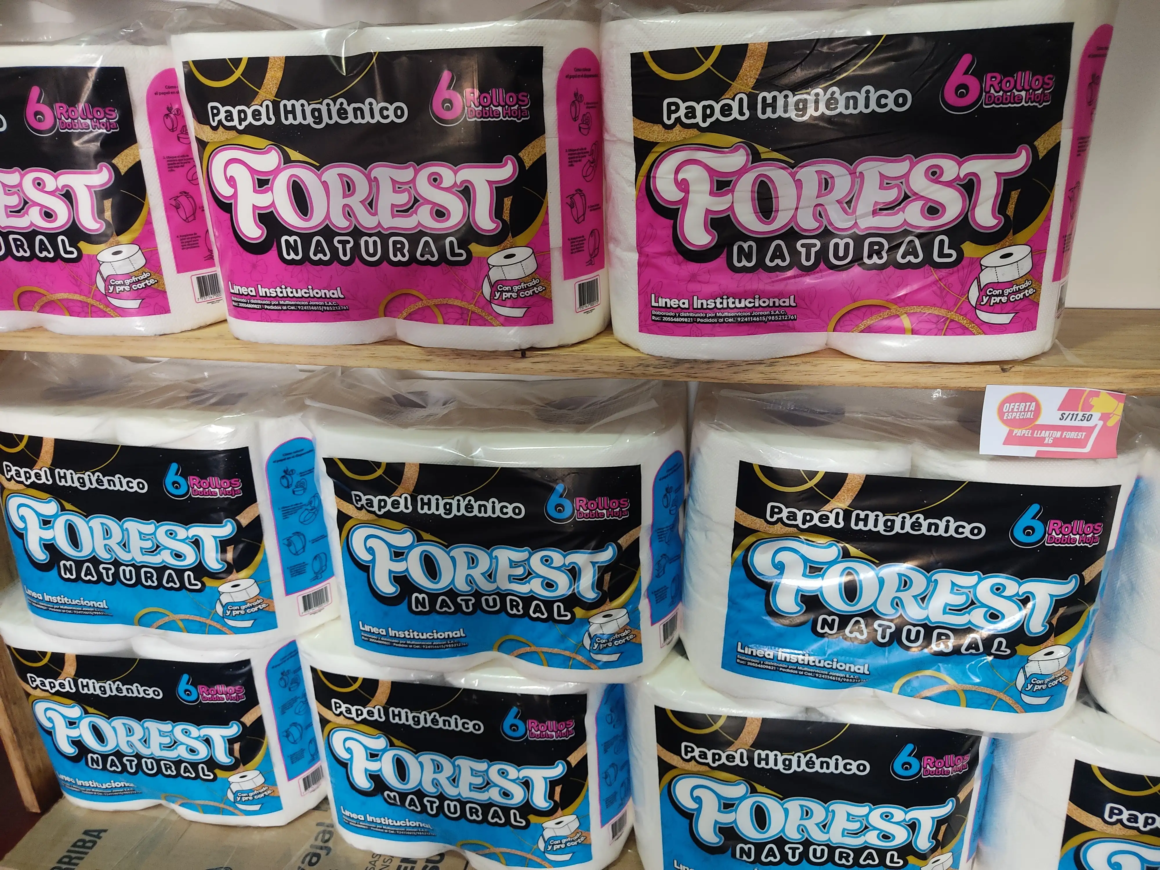 Papel Llanton forest X6