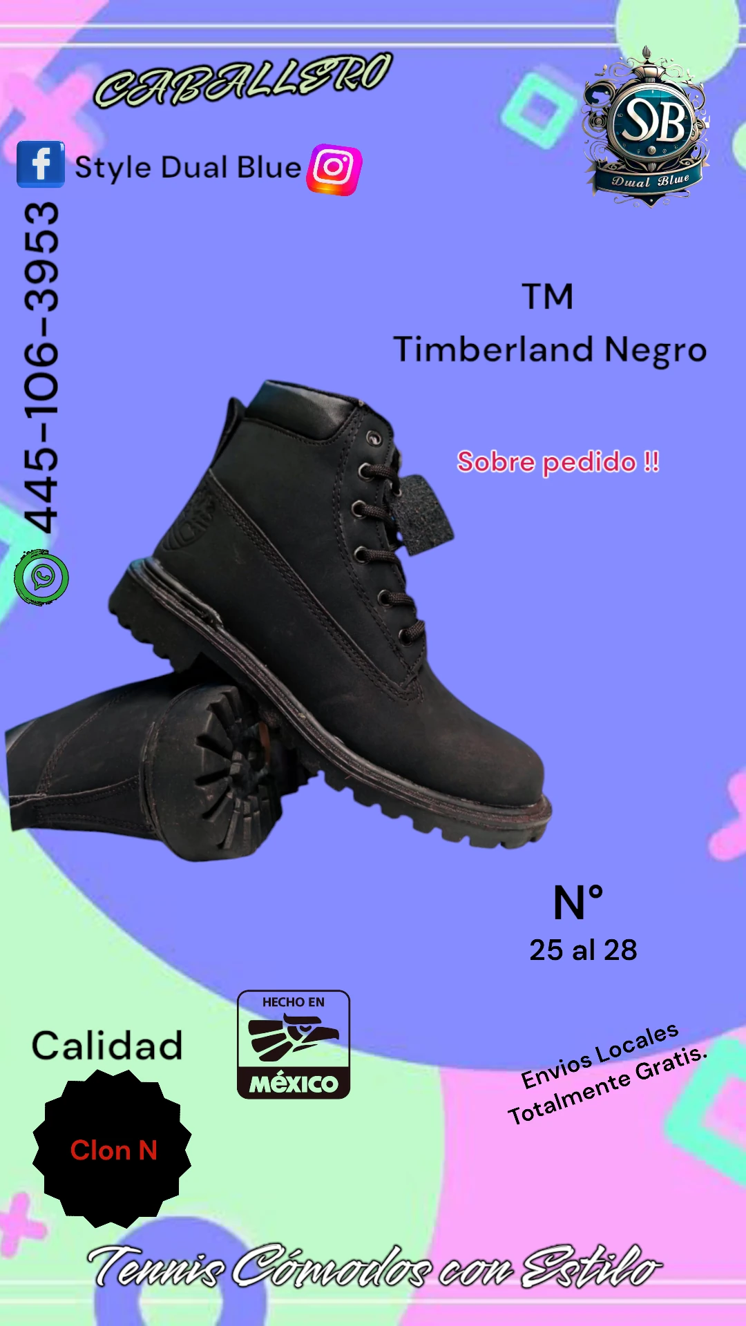 Timberland Negro