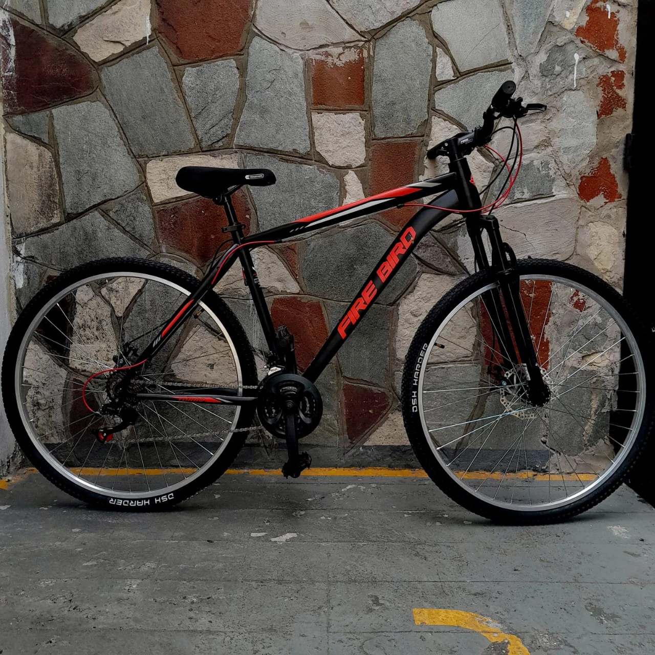BICICLETA FIREBIRD TURBO NEGRO/BORDO TALLE 20