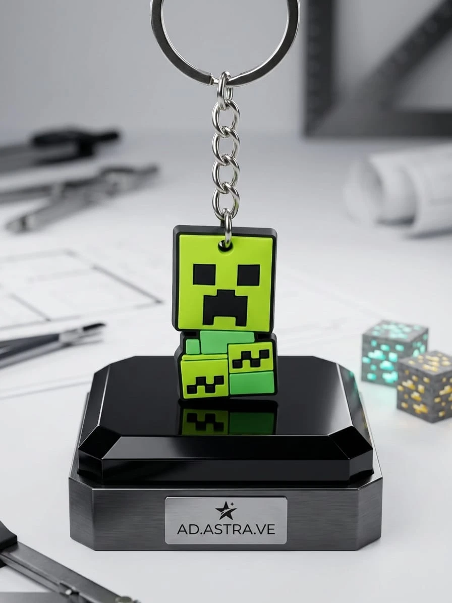 Llaveros con tematica de Minecraft  3