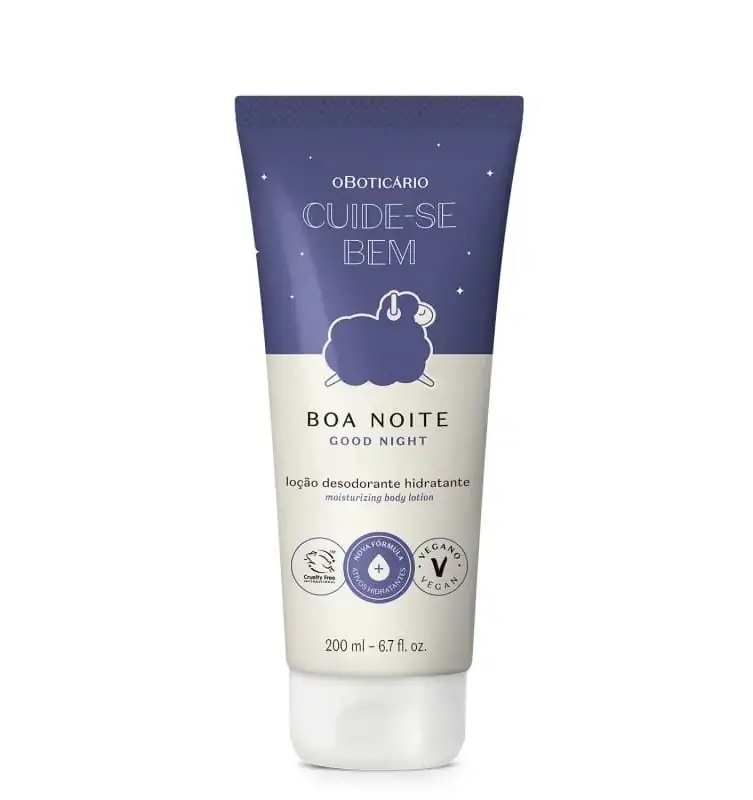Cuide-se Bem Boa Noite Loción Hidratante Corporal, 200ml
