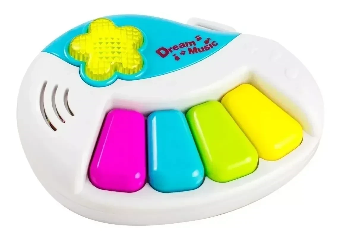 Piano Con Sonido Poppi Color Blanco 3