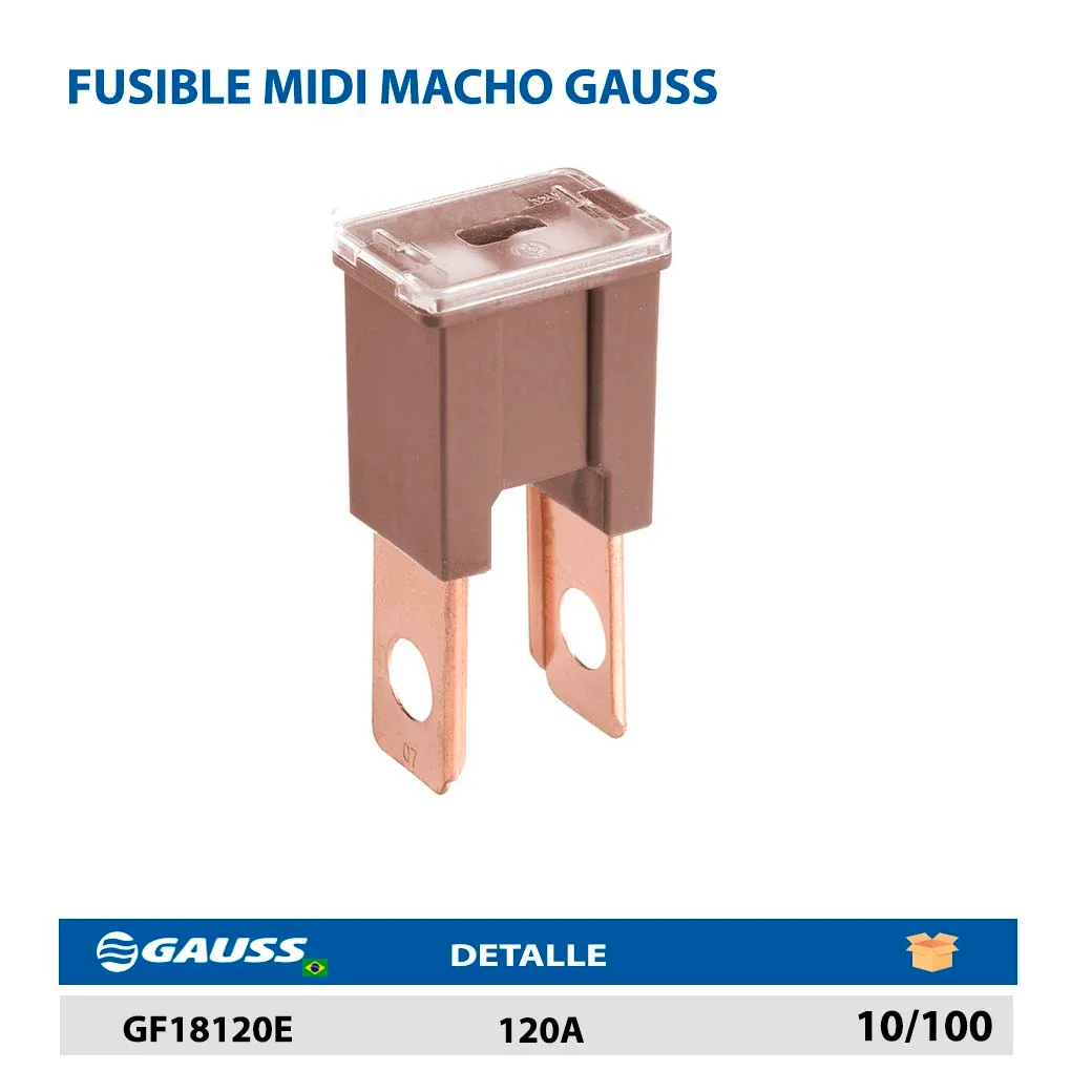 FUSIBLE MIDI MACHO GAUSS 120A