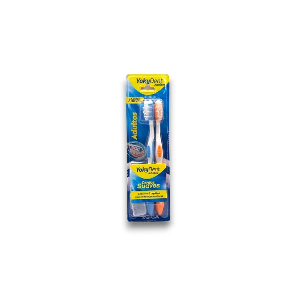 CEPILLO DENTAL YOKY CERDAS SUAVES DUO