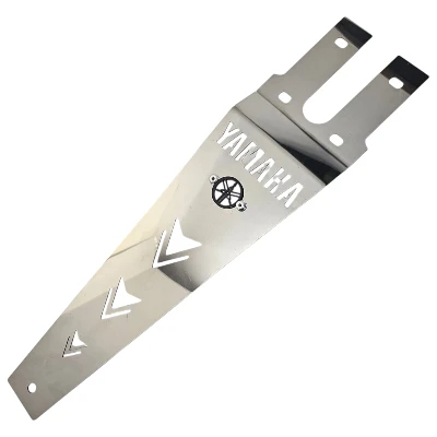 AC Xtz 125 / AC Xtz 250 M. Viejo / AC DT 125 / Antivibrante acero cromado logo 3d negro ML