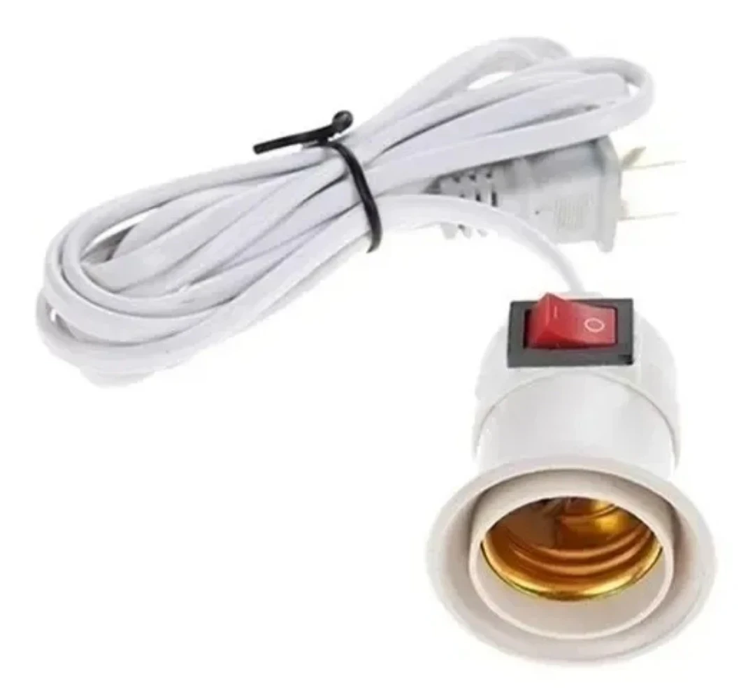 Ampolleta Alargador 8 mts Cable blanco  3