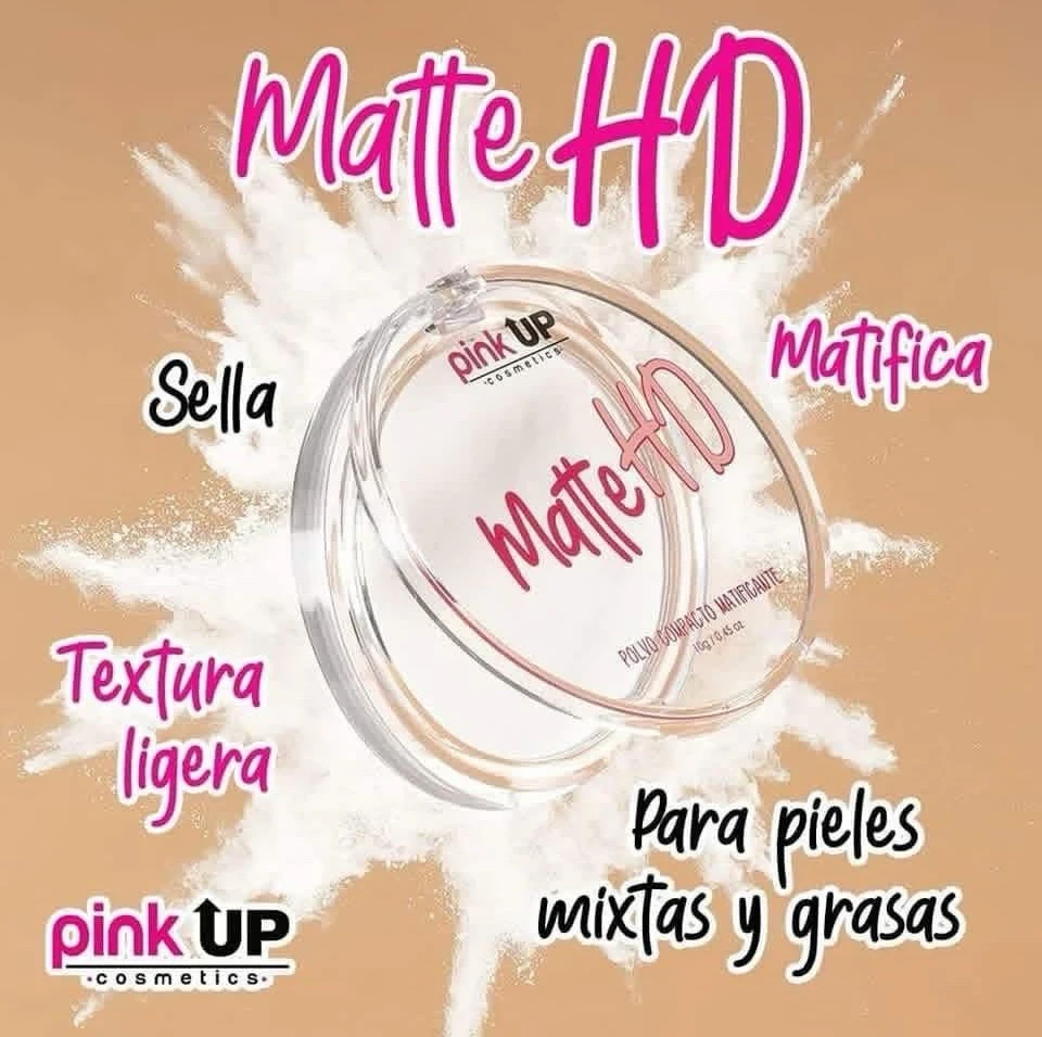 Matte HD polvo matificante pink up 5
