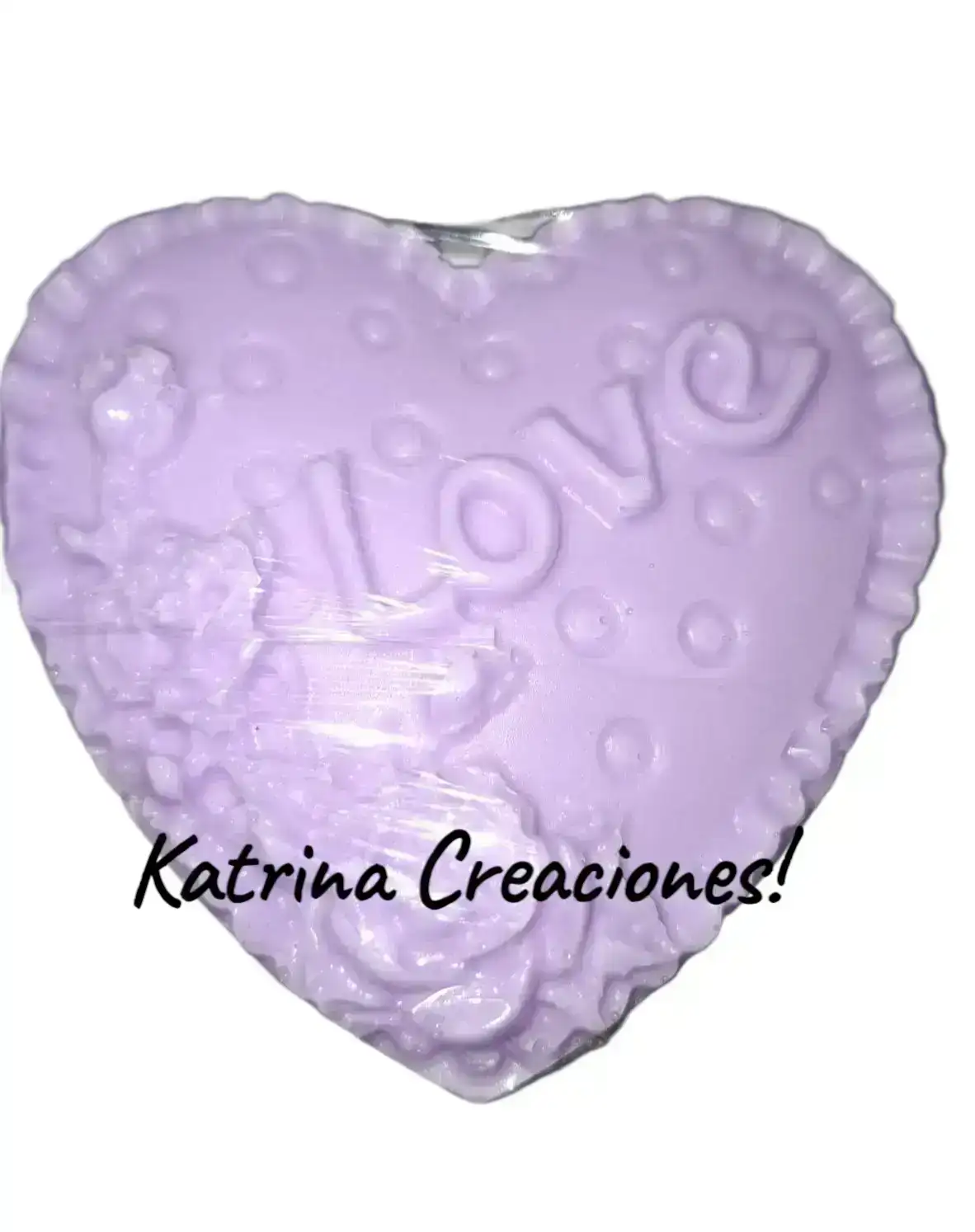 Jaboncito souveniles corazón Love con flores. 2