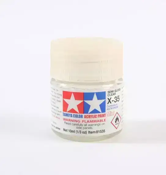 ACRYLIC MINI X-35 SEMI GLOSS CLEAR