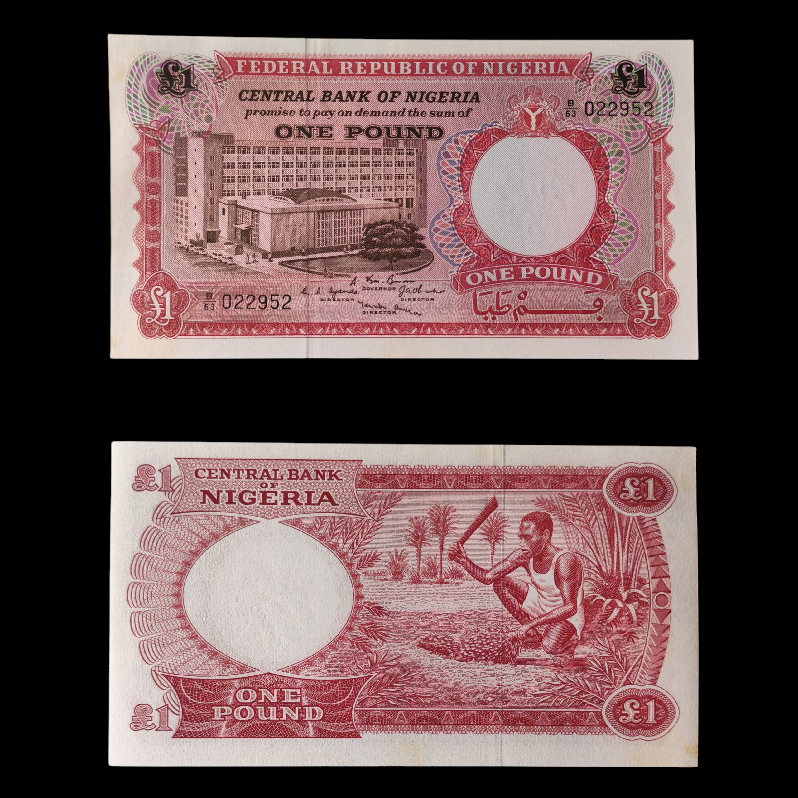 ° Nigeria 1 libra AUNC