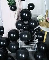 GLOBO 18 PULGADAS NEGRO