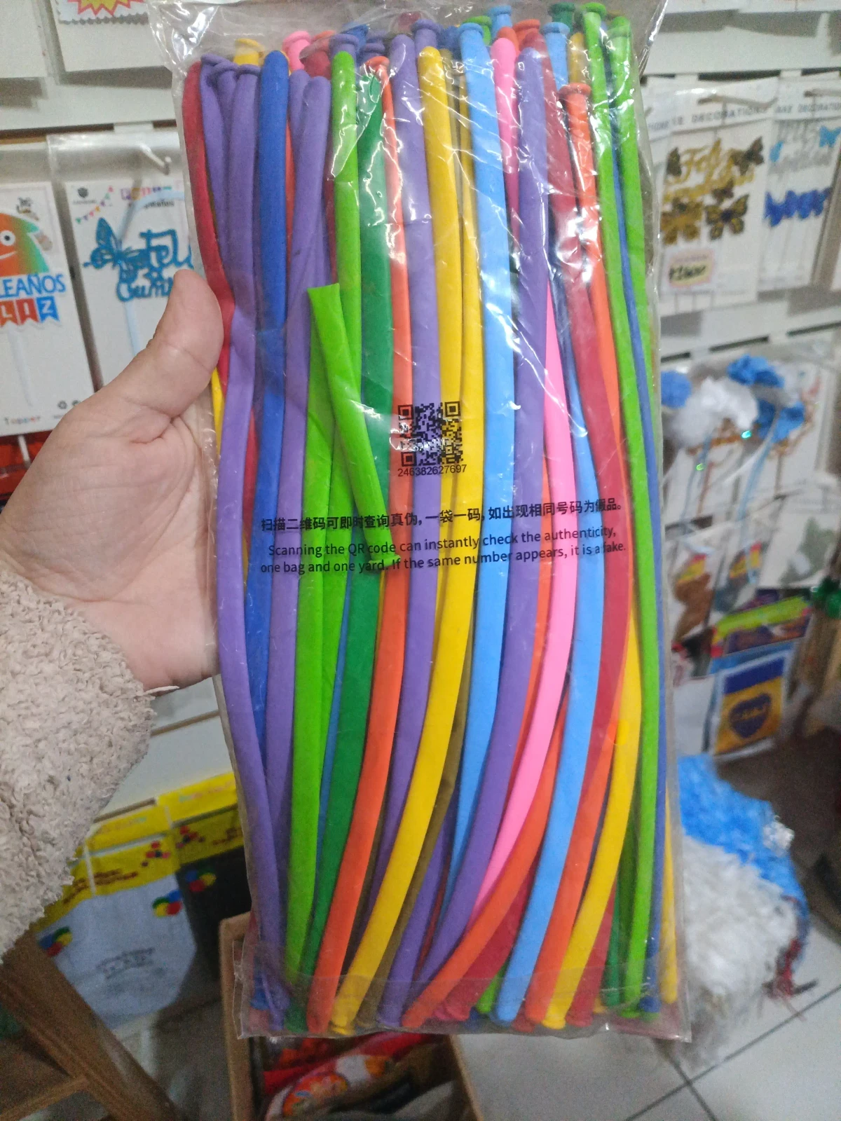 Globos 260  x10 