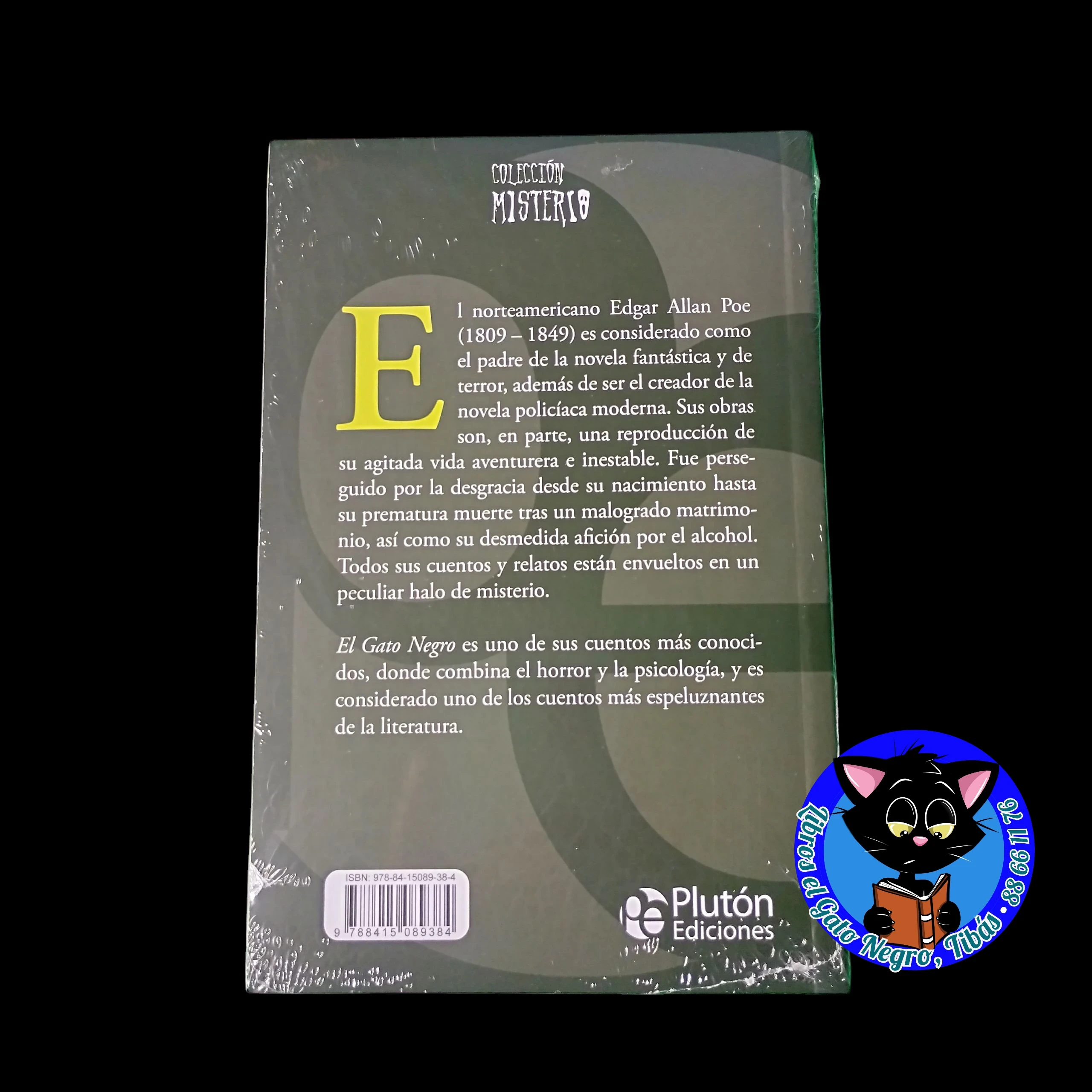 El gato negro y otros relatos, Edgar Allan Poe, nuevo  2