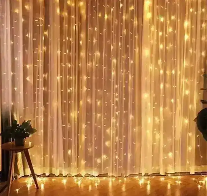 Cortina led 100 luces 2,80 x 70cm a 220v