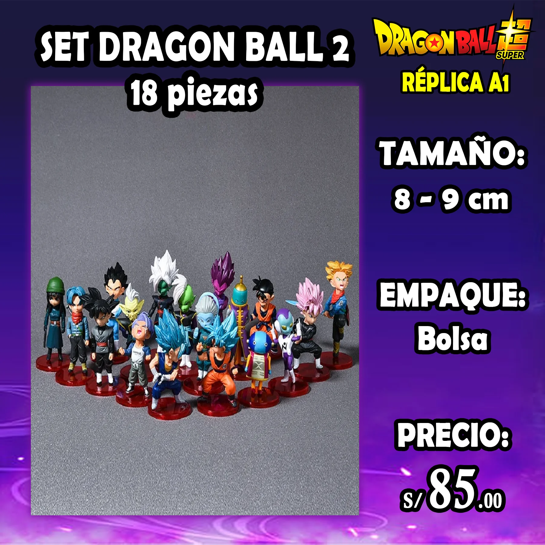 Set Dragon Ball 2 18 pcs
