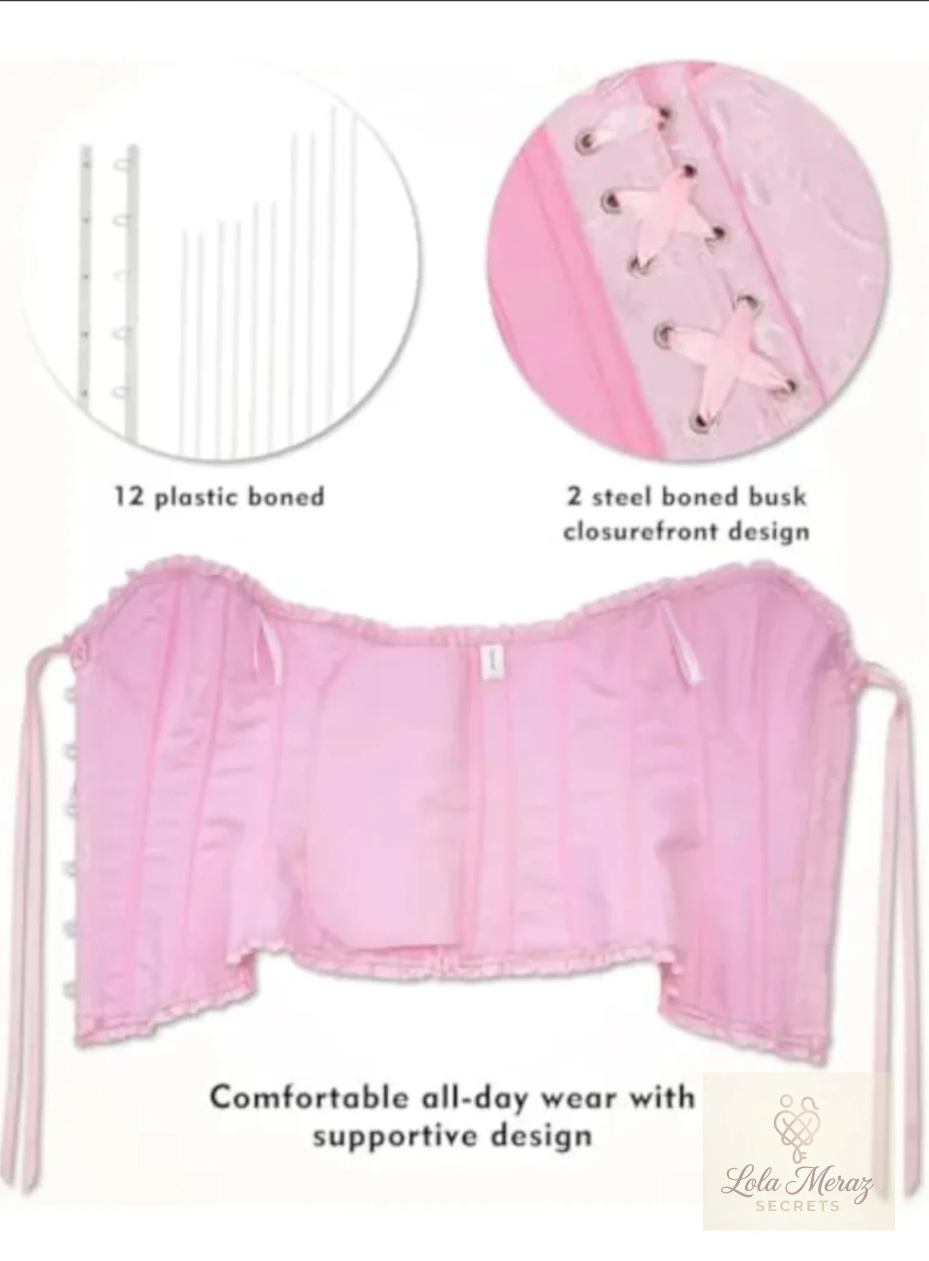Corsé/Faja Victoriano ROSA 4