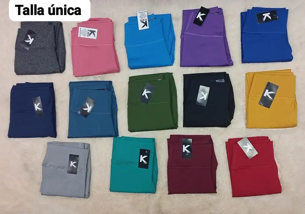 😍🆕Nuevas licras deportivas full strech unicolor 🌈🔝 2