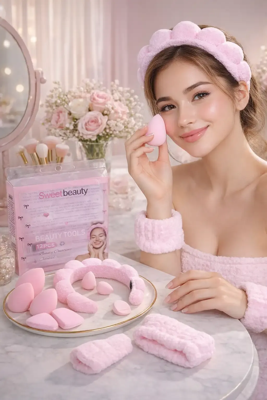 Set accesorios para maquillaje 