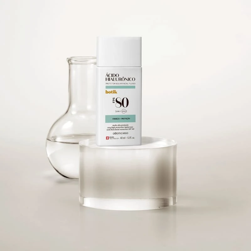Botik Protector Solar Facial Fluido Ácido Hialurónico SPF 80 40ml 2