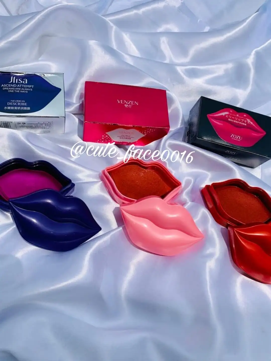 Bote de parches para labios 