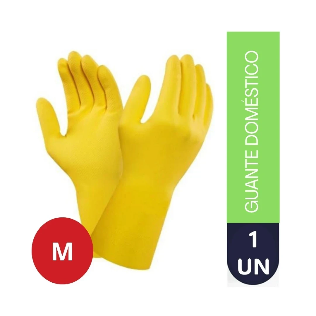 GUANTE DOMESTICO LATEX MULTIUSO T:M