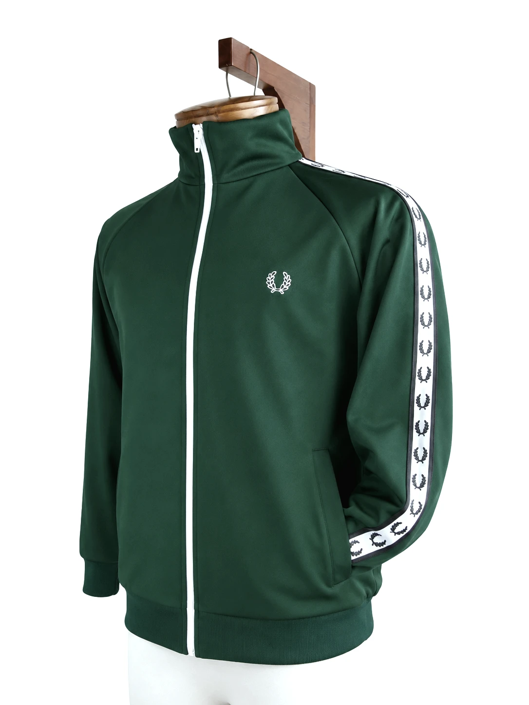 Chaqueta deportiva verde botella talla S 
