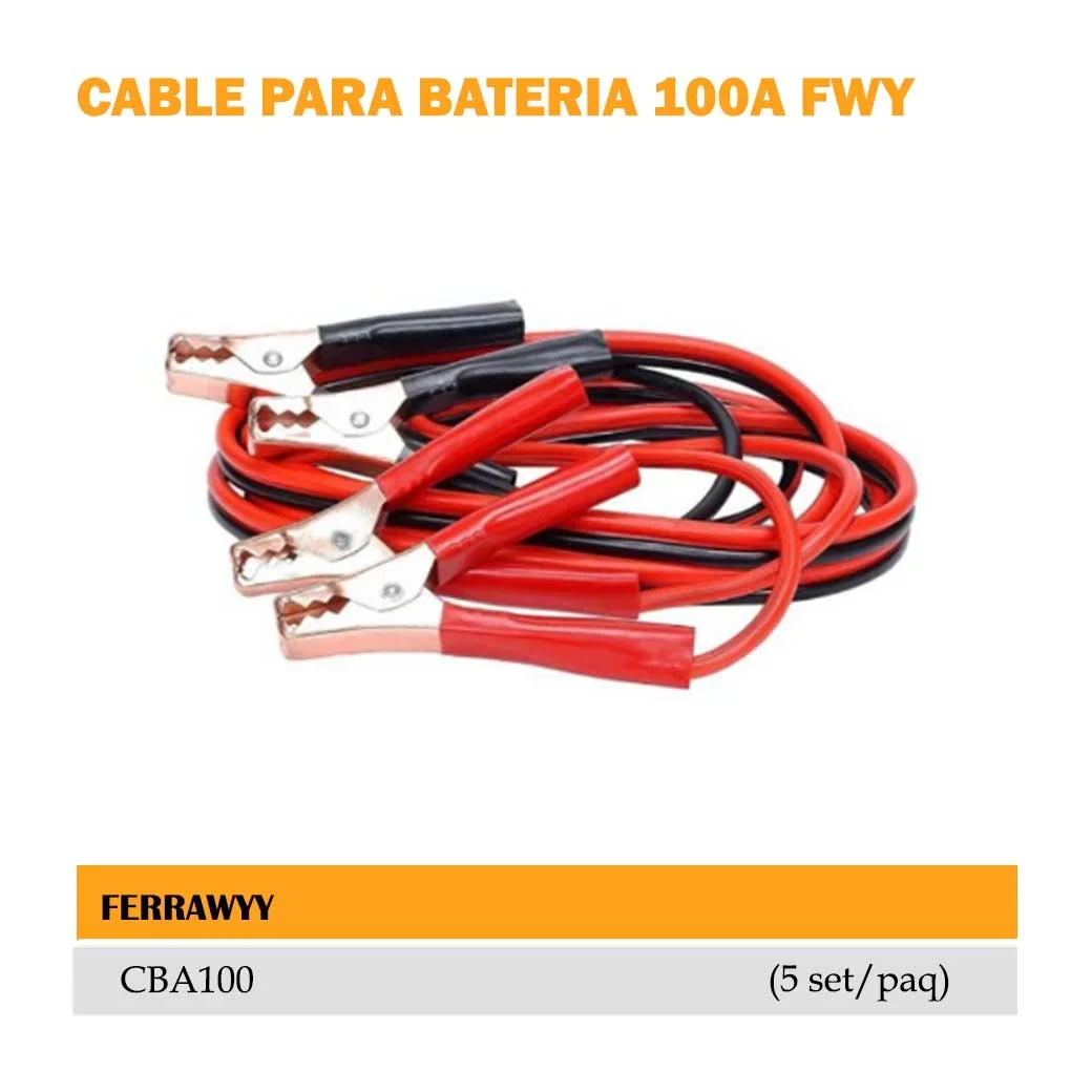 CABLE PARA BATERIA 100A (3.65 M)