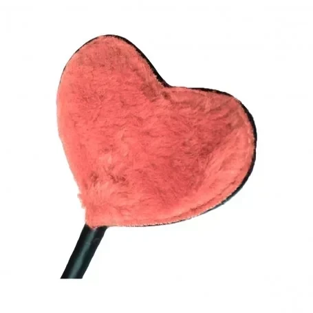 Fusta Corazón Azotadora Peluche Rosa