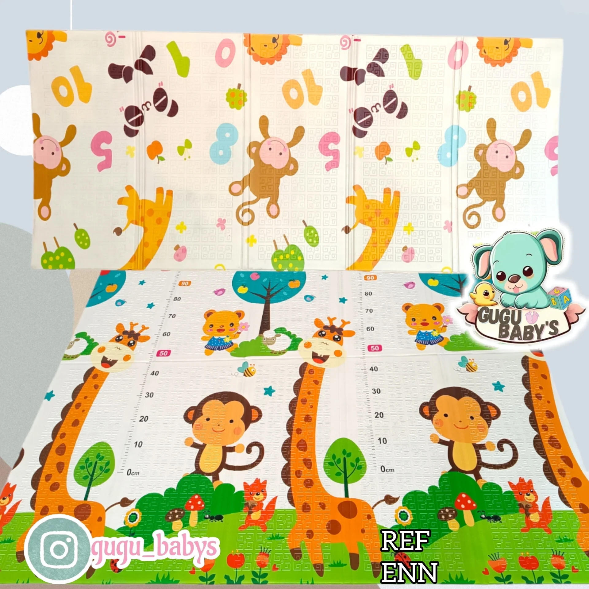 Tapete plegable 2x2 mts 