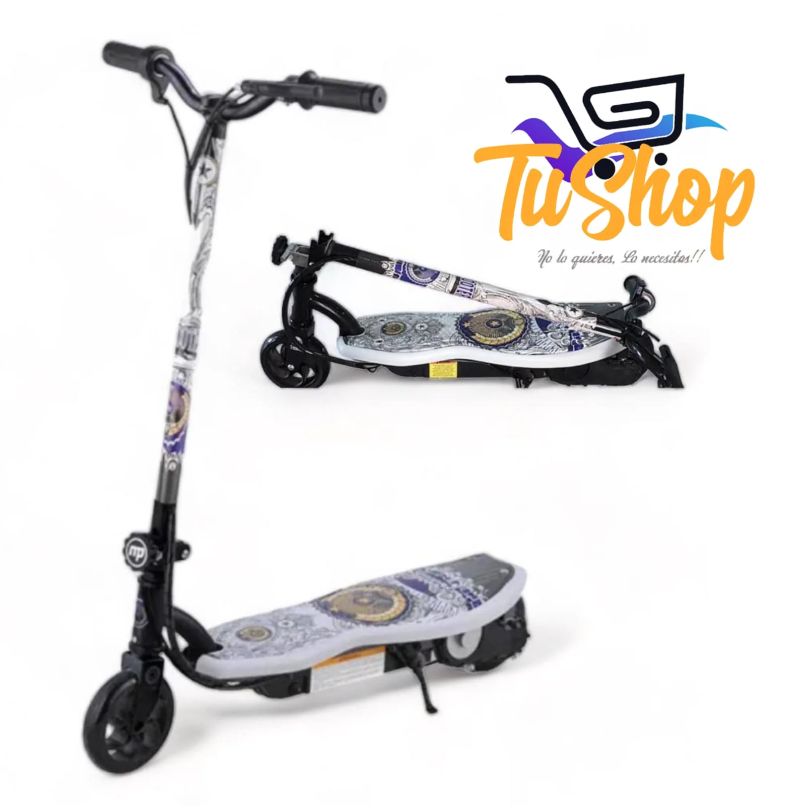 Patineta Eléctrica Scooter Monopatín Para Niños de 5 a 15 Años Plegable 3