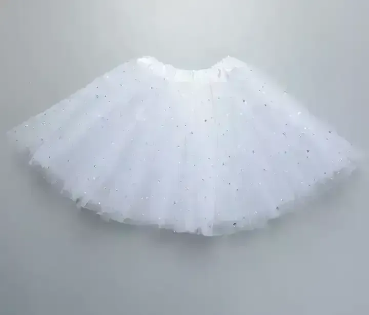 Tutu 3 capas  con brillo 30 cm 2