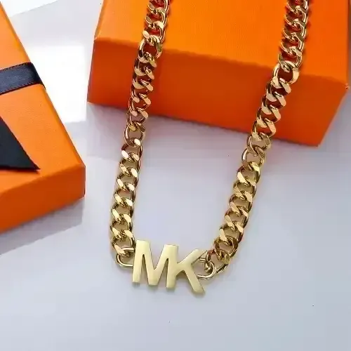 Cadena de Damas con aretes y Guillo Chapado en Oro 14K  2