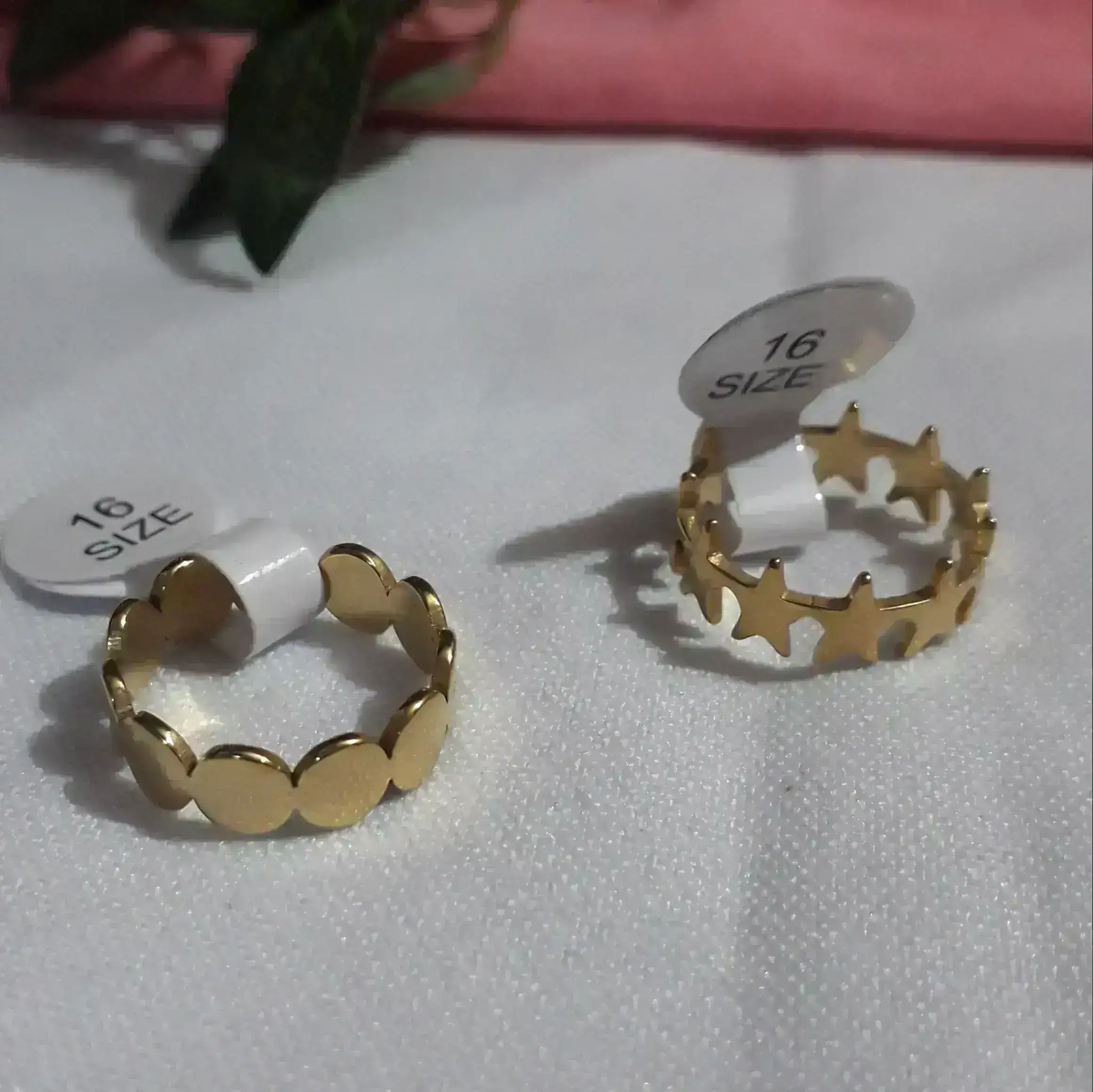 Anillos infinito,talle 16 estrella 2