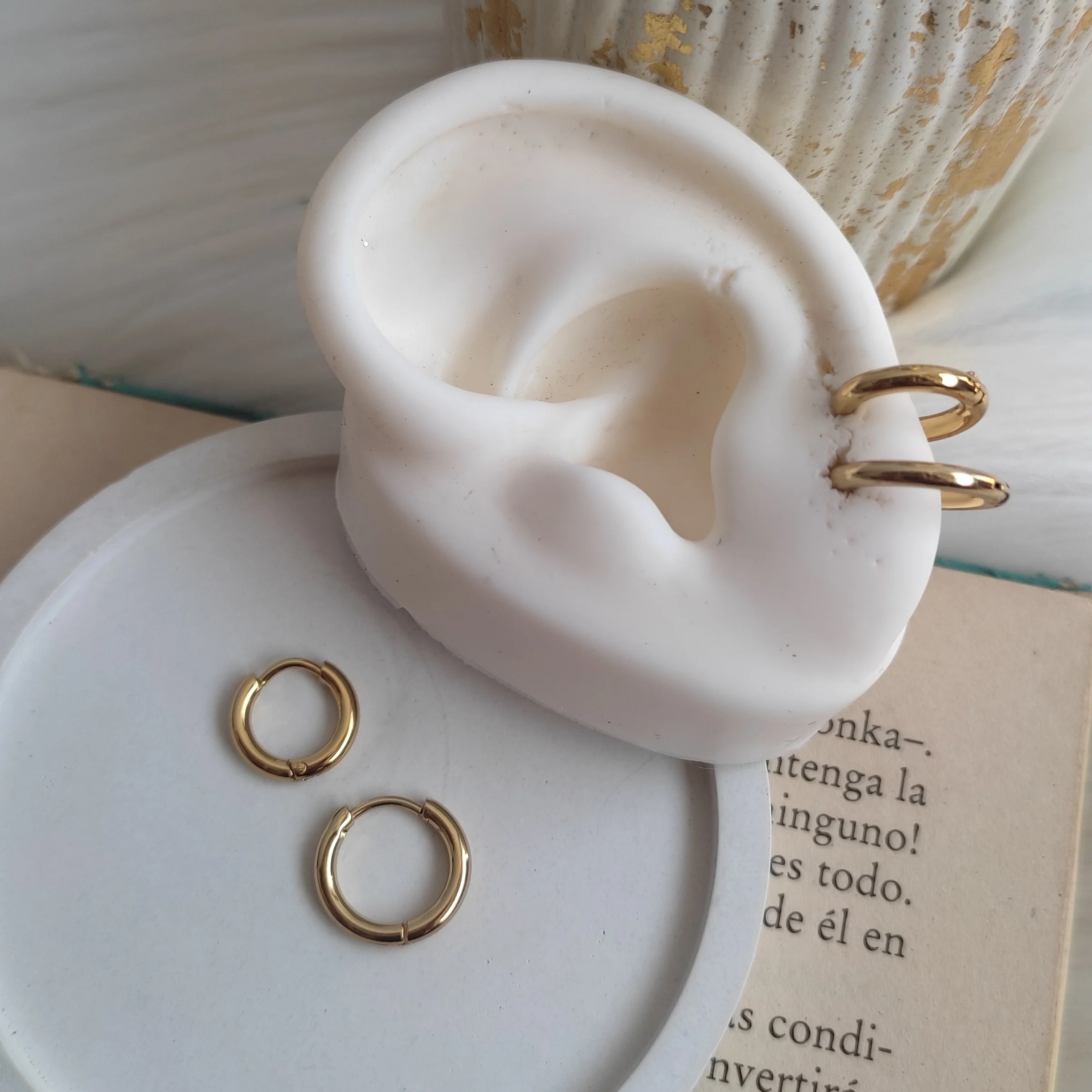 SET X2 HOOPS CLIP LISOS