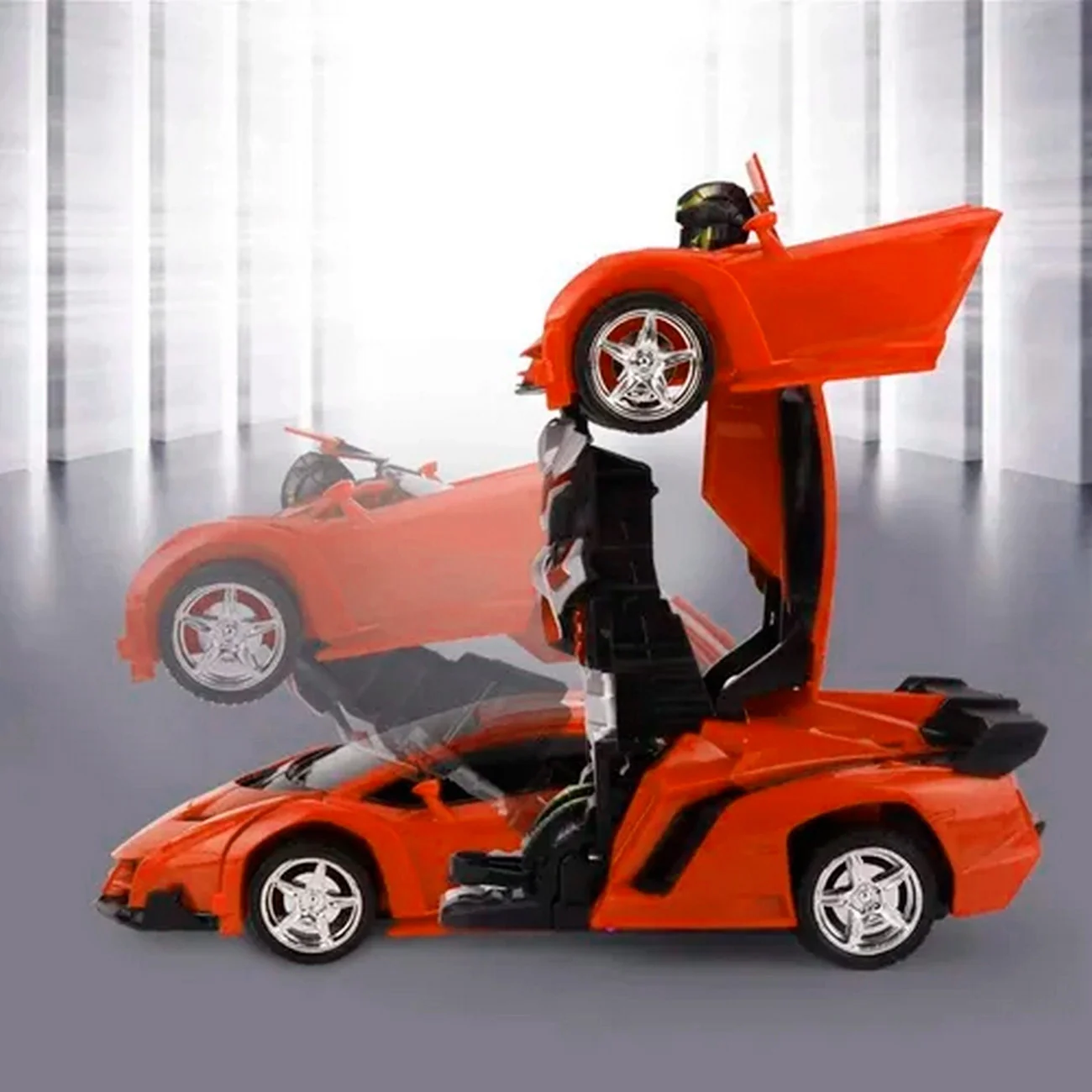 Carro Transformers Robot C/Remoto 3