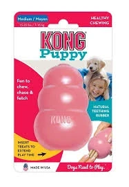 Kong puppy medium Rosado