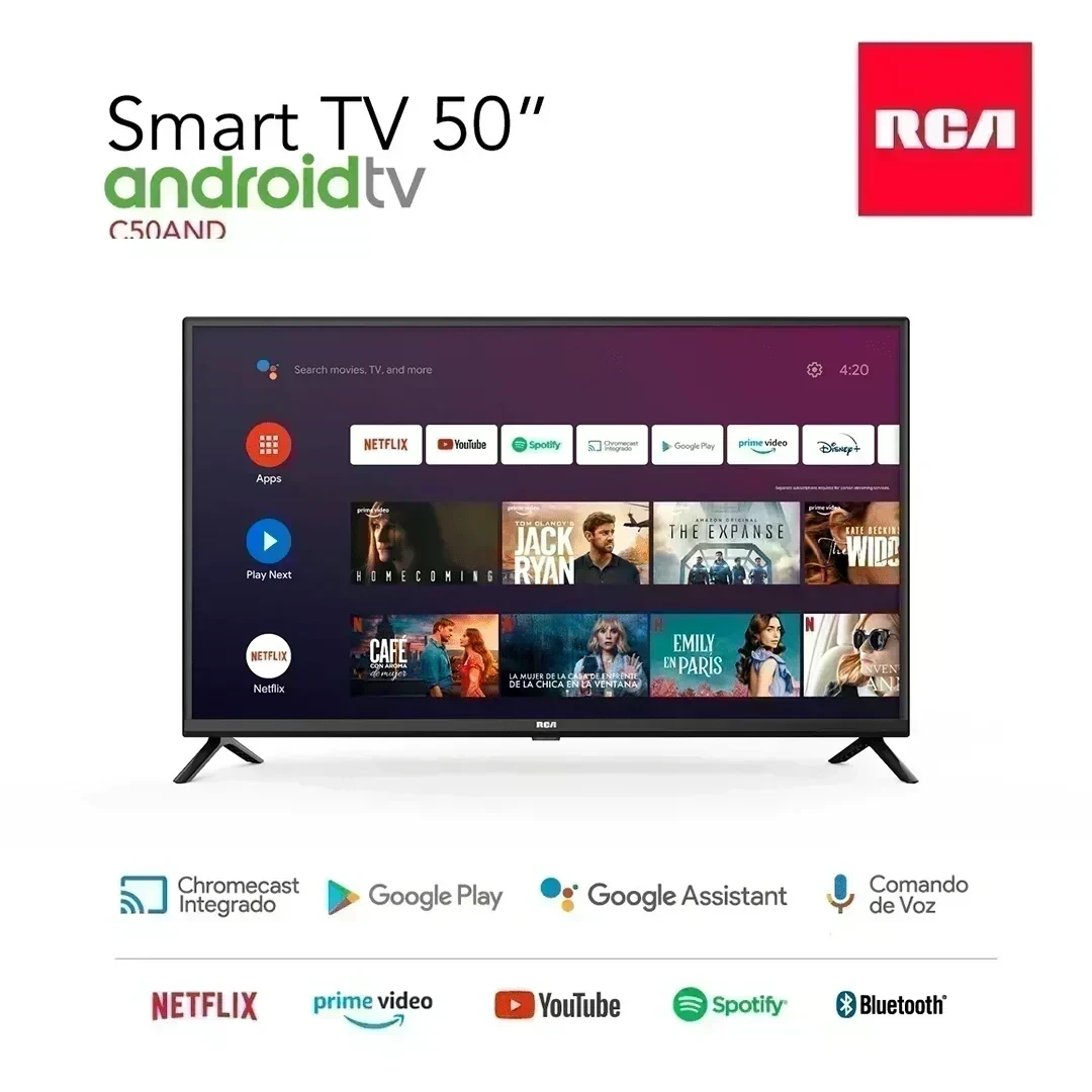 Smart Tv RCA 50" C/Android 4K