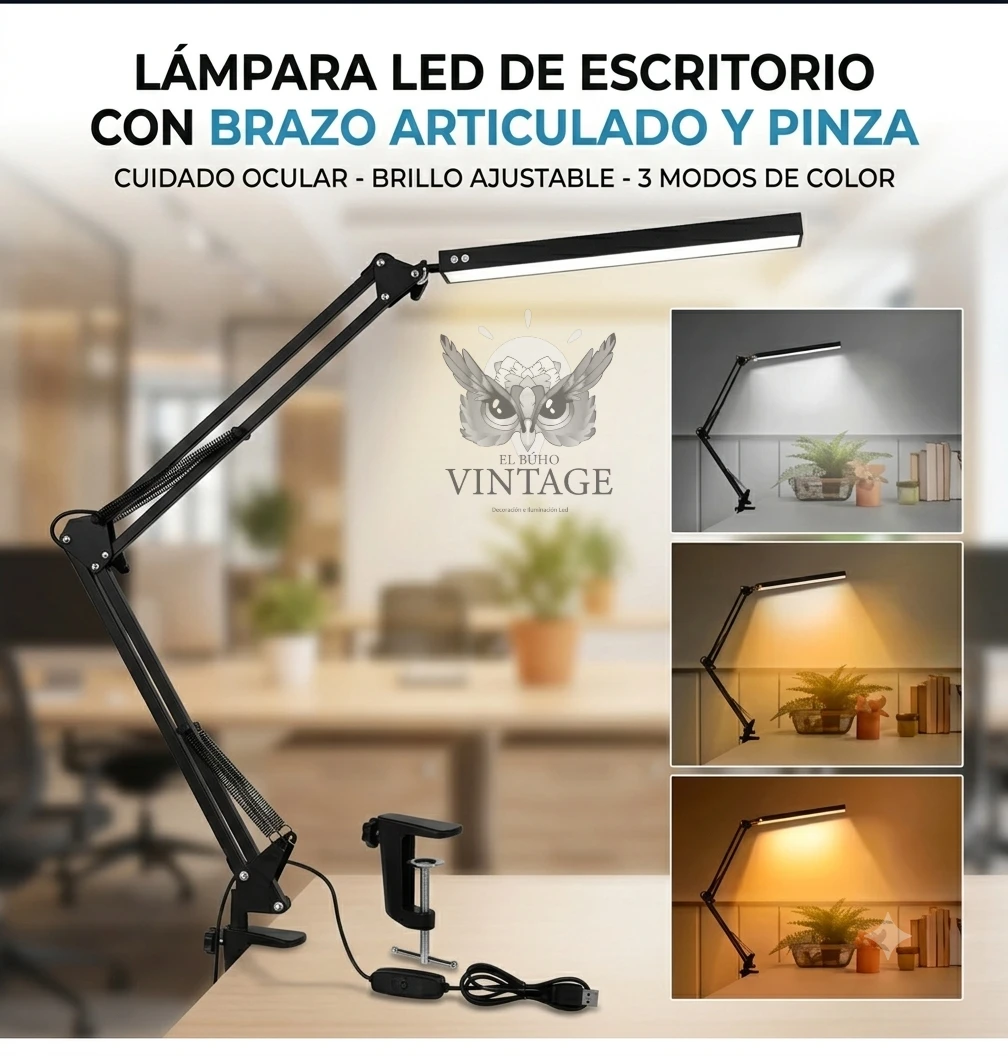 Lámpara de Escritorio Artículado