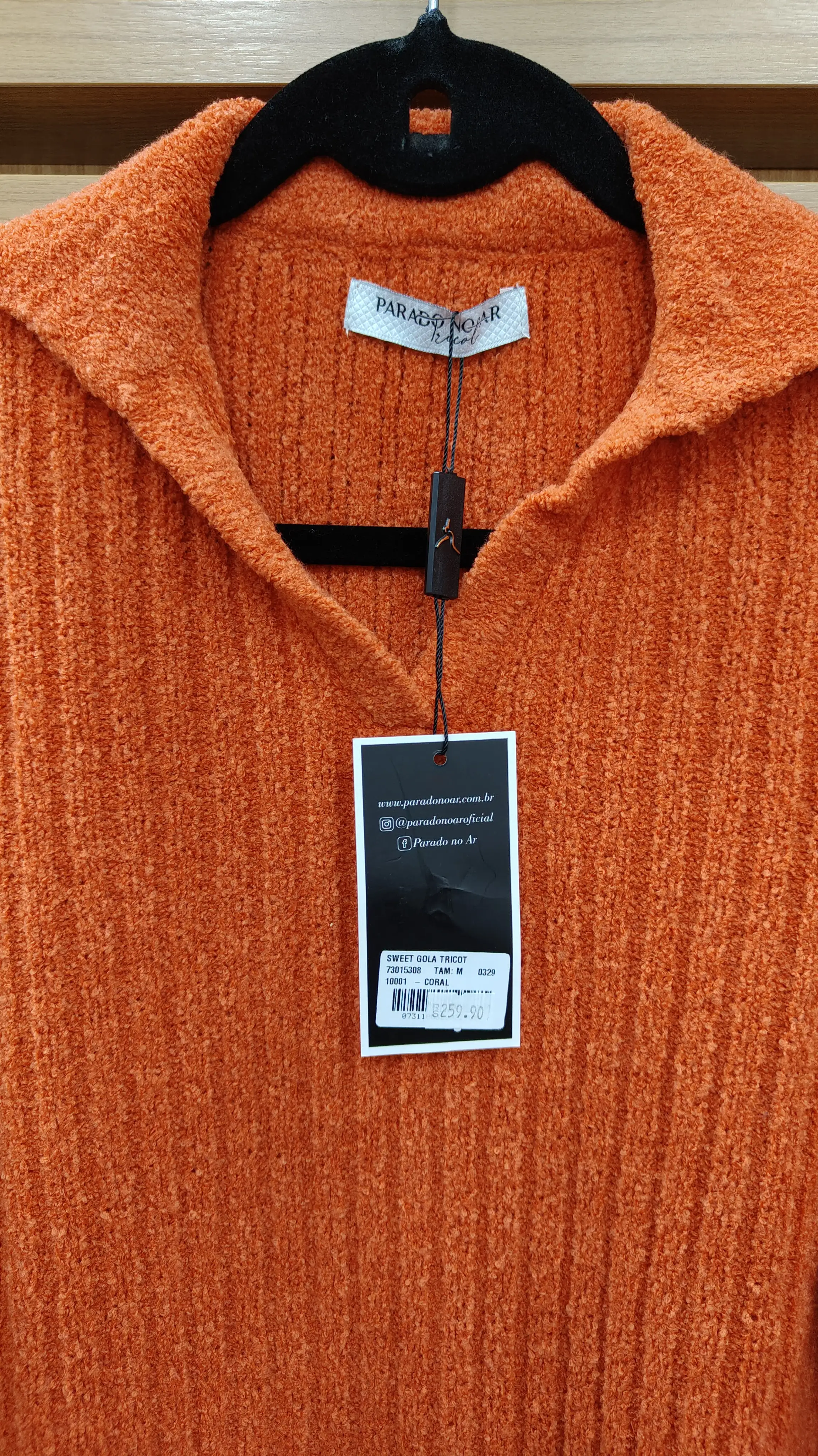 Sweet Blusa tricot Terracota 4