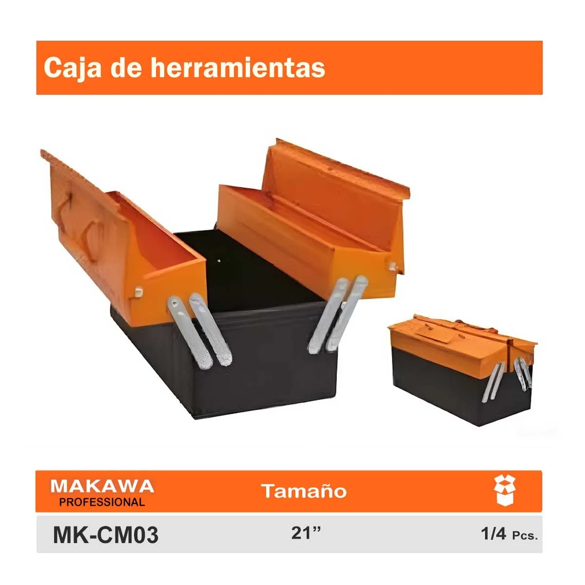 MALETA/Caja Herramientas Metal MKW 21"