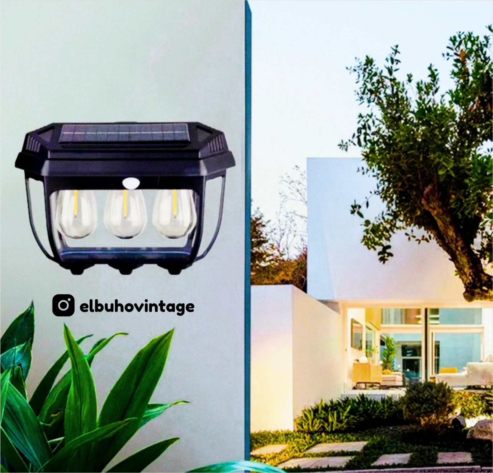 Aplique LED Decorativo Solar ☀️ 7