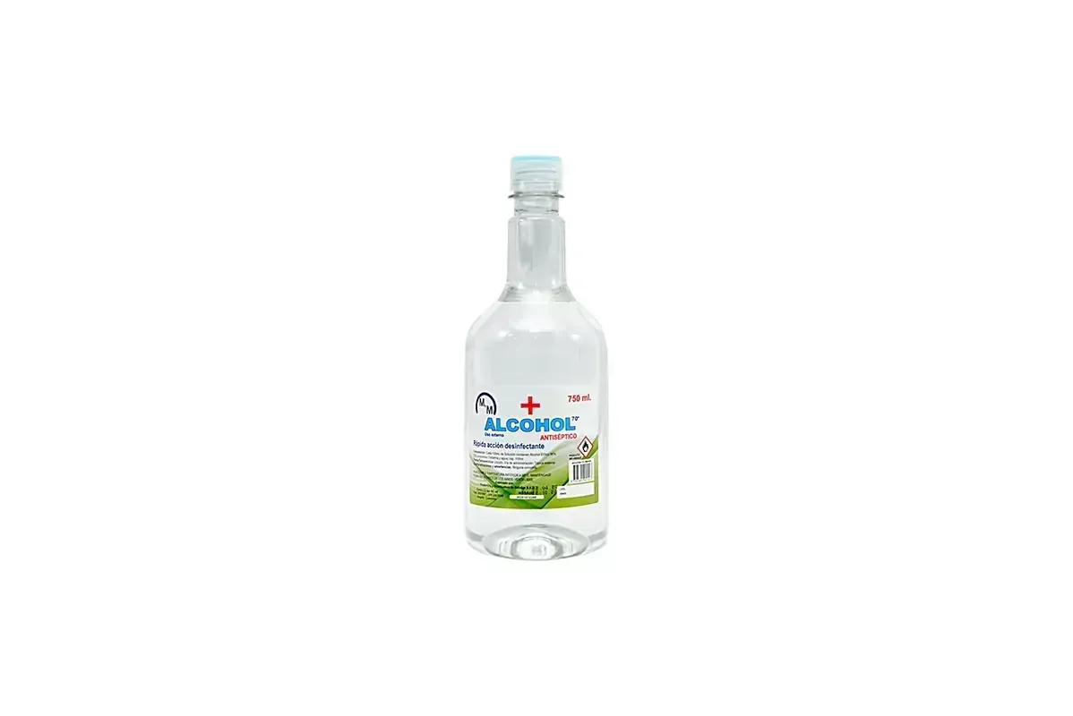 ALCOHOL ANTISEPTICO M&M 750 ML