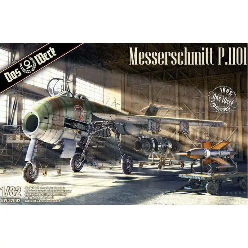 1/32 DAS WERK Messerschmitt P.1101