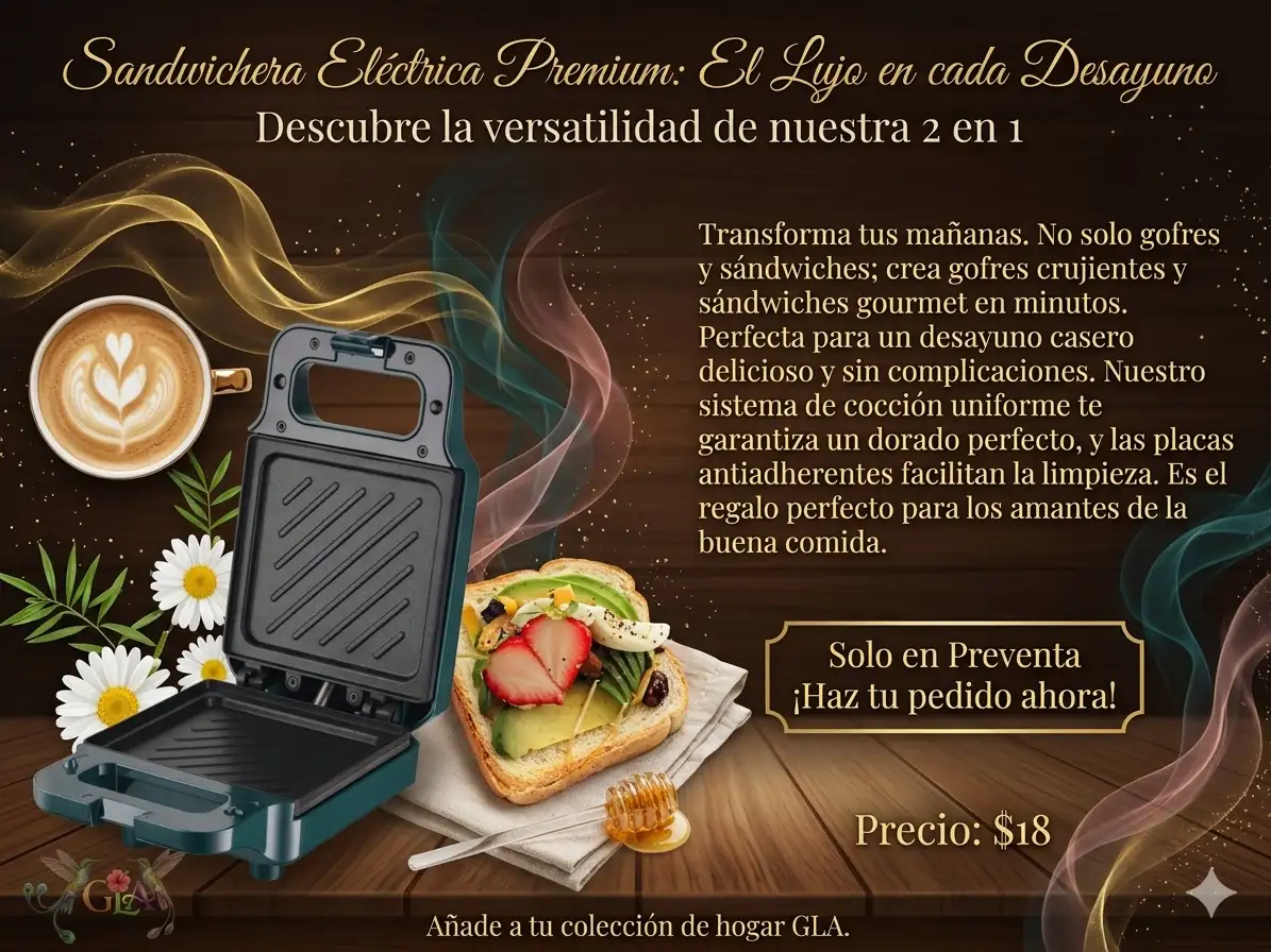Sandwichera eléctrica