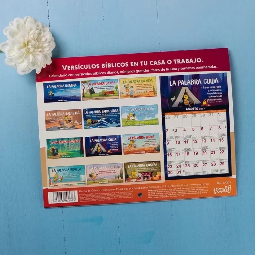 Calendario pared Pechi 2027 La Biblia en tu vida 6