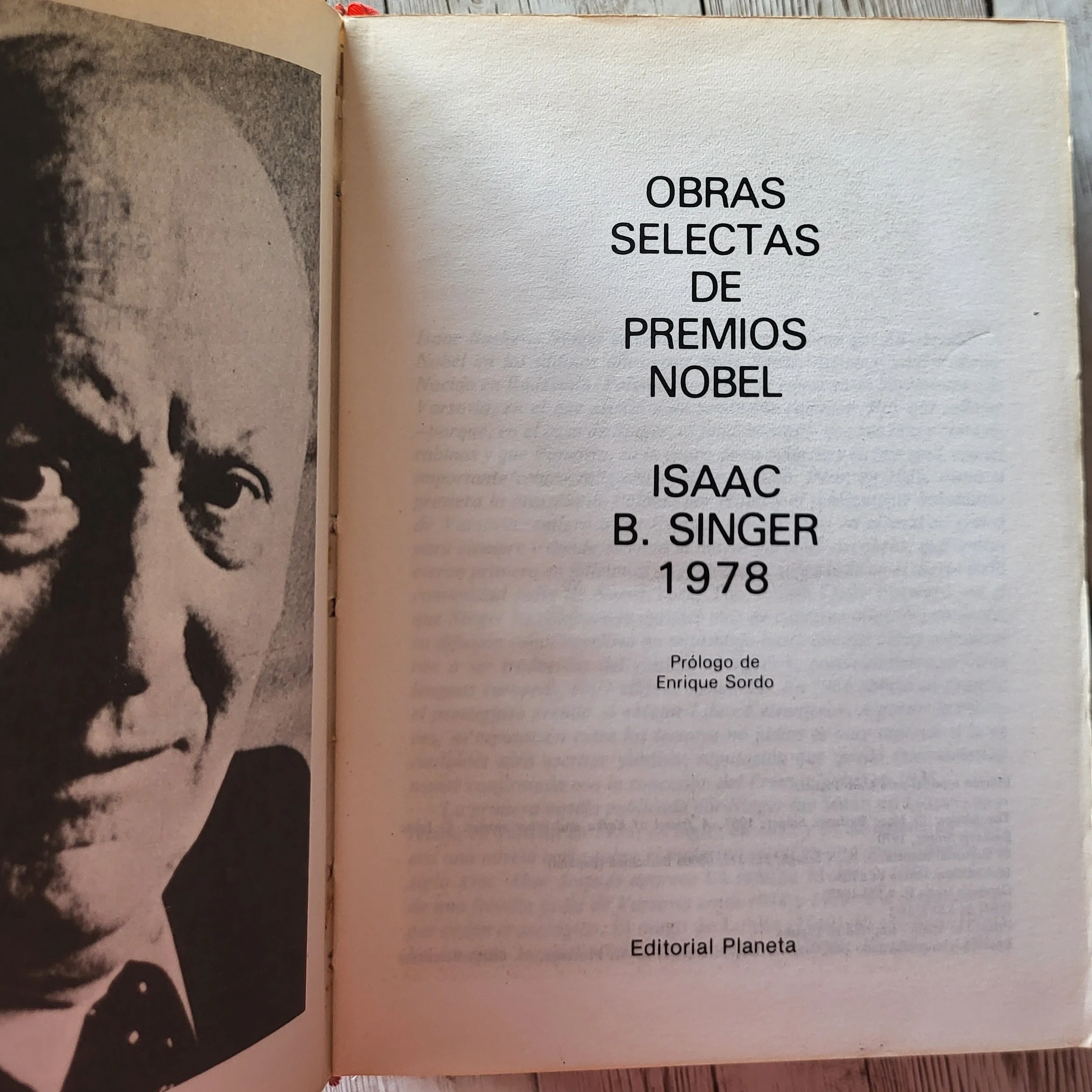 Obras selectas de premios Nobel / Isaac B. Singer /Clásicos  3
