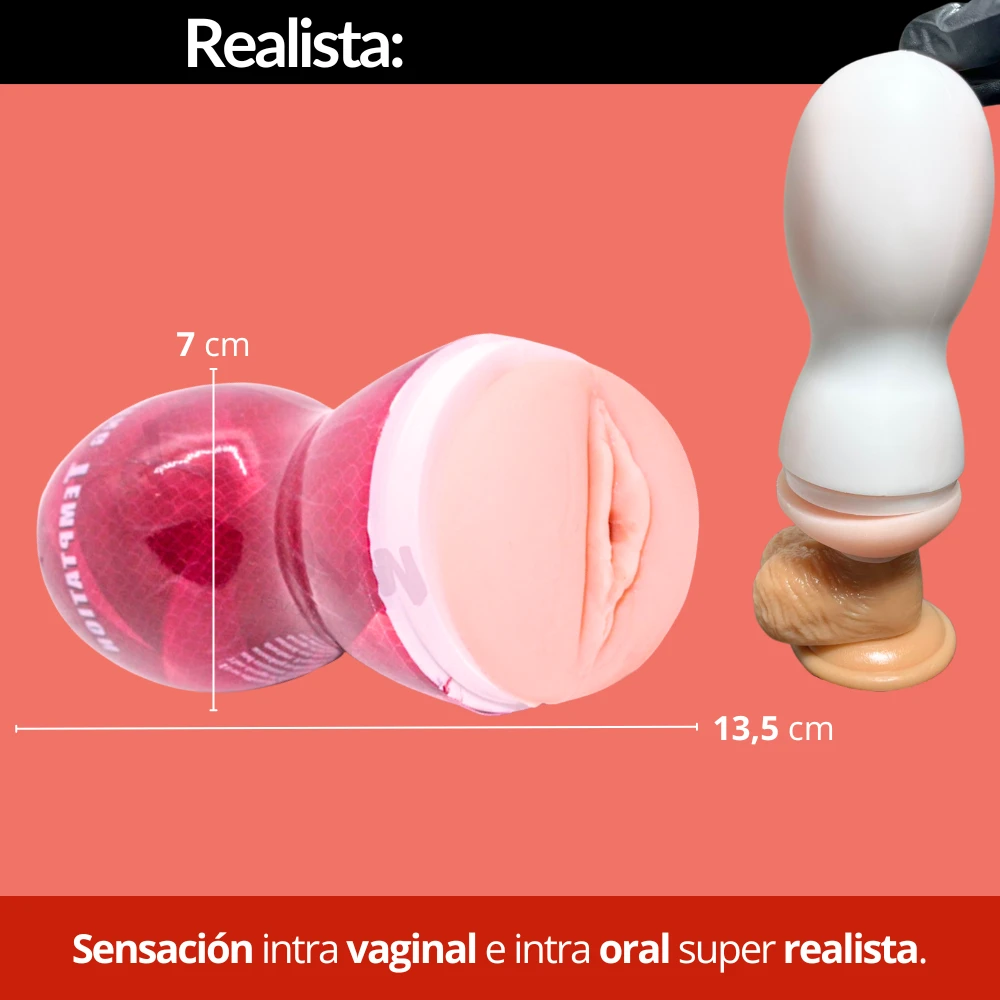 Vagina realista masturbador masculino  3