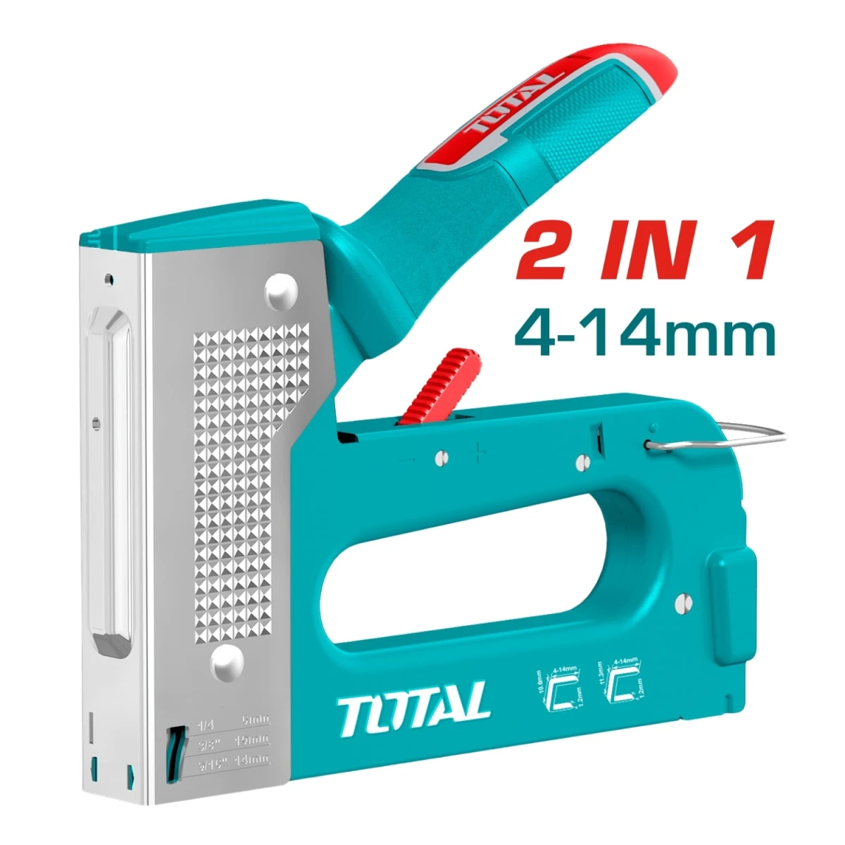 THT31148 Engrapadora clavadora 2 en 1 metalica 4-14mm total SKU:  3