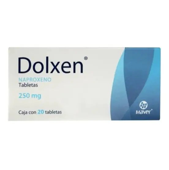 Dolxen 250 mg (Naproxeno sódico) 